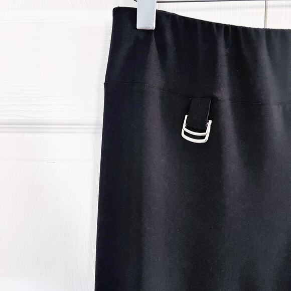 Roxanne Collections Black Roxy Crepe Pants - Picture 4 of 9